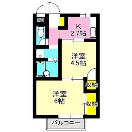 メゾンオザワの物件間取画像